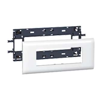 Support Mosaic 6 modules pour goulotte DLP monobloc avec couvercle 85mm|Legrand-LEG010996
