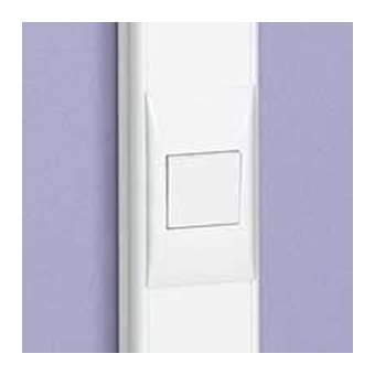 Support Mosaic 2 modules pour montage sur goulotte avec couvercle 65mm|Legrand-LEG010921