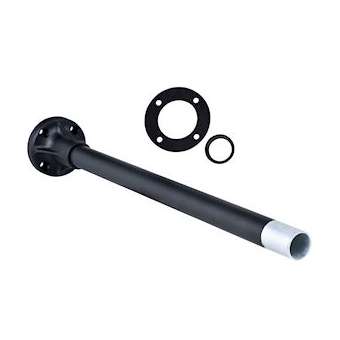 Harmony XVB - tube support+pied de fixation L400mm - aluminium noir|Schneider Electric-SCHXVBZ03