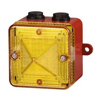 Feu flash compact xénon 5J 42-54 Vca - Orange - IP66|AE&T-APQL101XV2048A2