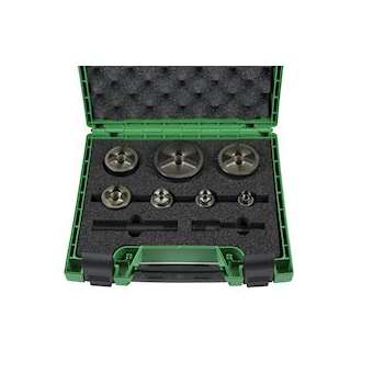Coffret 7 poinçons et matrices e-vo3x ISO 16 à 63 avec axes|Agi robur-AGI015096