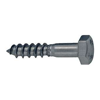 Tire-fonds tête hexagonale inox D 6 x 50 mm (x 50)|Bizline-BIZ770231