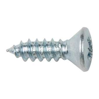 Vis tôle tête ovale Pozidriv en acier zingué D 4.8 x 25 mm (x 200)|Bizline-BIZ770135