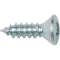 Vis tôle tête ovale Pozidriv en acier zingué D 4.8 x 19 mm (x 200)