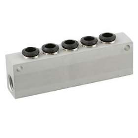 Distributeur en aluminium (5 sorties) 6-1/4|Aignep-AIG50900N6-1-4