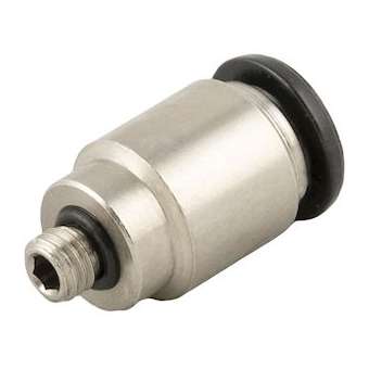 Raccord droit mâle, 6pans int. 4- M5|Aignep-AIG50010N4-M5