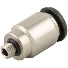 Raccord droit mâle, 6pans int. 4- M5|Aignep-AIG50010N4-M5