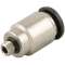Raccord droit mâle, 6pans int. 6- M5