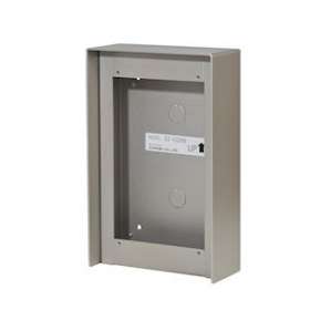 Cadre saillie aluminium avec visière 2 modules p/gt|Aiphone-AIPGT102HB