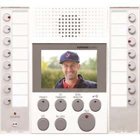 Poste maître vidéo 2x8 lignes Façade blanche|Aiphone-AIPAX8MVW