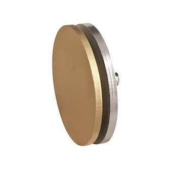 Obturateur aluminium champagne pour platine monobloc pab vidéo|Aiphone-AIPOBT25ALUCH