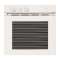 Four gaz émail lisse - Minuteur 60min - 5 fonctions - Gril gaz - Allumage 1 main|Airlux-ALXGFMG51WH