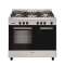 Gazinière butanette 90 x 60 cm inox - Alpha Butamax - Four tout gaz catalyse