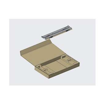 Accessoire fours Airlux (hors fours gaz) - Rail télescopique sur 1 niveau|Airlux-ALXAFARAIL