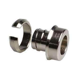 Kit d'adaptation raccord (Virole & bague), Laiton nickelé - Gaine UI/UIG 1.1/2'|Anamet-ANM8172409