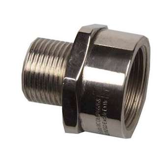 Agrandisseur IECEx ATEX, Laiton nickelé, NPT 1' - NPT 1.1/4'|Anamet-ANM7818260