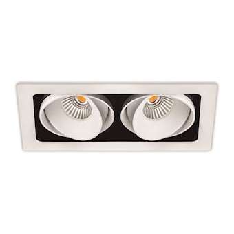 Twist Double 1 7W Dim Tr.Edge Flood 3000K WT|Arkoslight-OSZA2042221WT