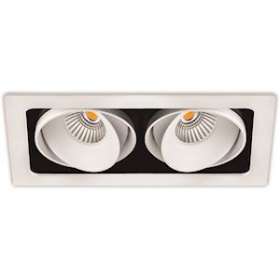 Twist Double 2 10,5W Dim Tr.Edge Flood 3000K WT|Arkoslight-OSZA2044221WT