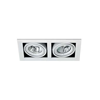 QUADRA 110 - Encastré GU5,3, orientable et basc., blanc, lampe non incl.|Aric-ARI4171