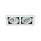 QUADRA 110 - Encastré GU5,3, orientable et basc., blanc, lampe non incl.