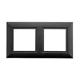 SOFT SQUARE cadre pour deux downlight noir|Sg lighting-NOL903257