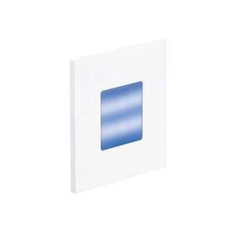 BALIZ 2 - Encastré Mur carré, fixe, blanc, LED intég. 0,92W bleu|Aric-ARI50381