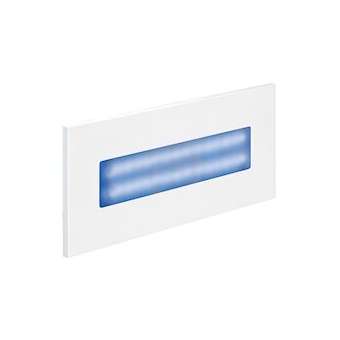 BALIZ 3 - Encastré Mur rectang., fixe, blanc, LED intég. 2,76W bleu|Aric-ARI50383