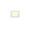 SENSER 12, encastré de plafond intérieur, carré, blanc mat, LED, 6W, 3000K