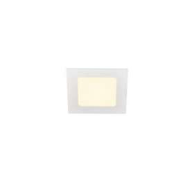 SENSER 12, encastré de plafond intérieur, carré, blanc mat, LED, 6W, 3000K|SLV-DC51003011