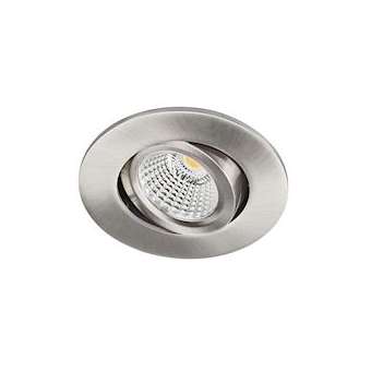 DL-ISO - Encastré IP20, recouvrable, nickel, LED intég. 8W 65DEG 3000K 800lm|Aric-ARI50633
