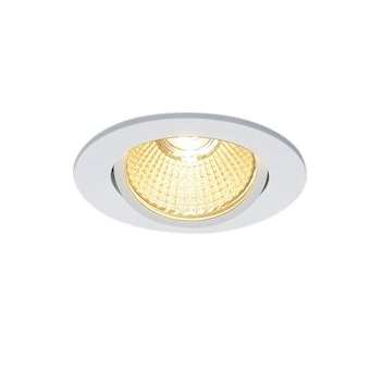 NEW TRIA 68, rond LED, blanc, 12W, 3000K, 38DEG, alim inclus|SLV-DC5114381