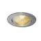 NEW TRIA 68, rond LED, alu brossé, 12W, 3000K, 38DEG, alim inclus|SLV-DC5114386