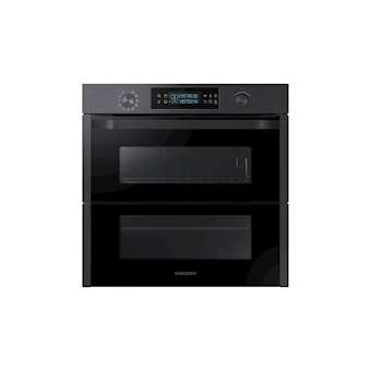 75 L - Dual Cook Flex- Multifonctions pyrolyse -Rail télescopique - 1 lèchefrite|Samsung blanc-S3GNV75N5671RM