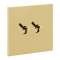 Art d'Arnould univers Epure double va-et-vient ou interrupteur - or miroir