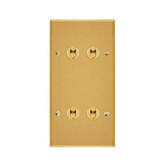 Art d'Arnould univers Mémoire 4 va-et-vient ou inter à levier 10A - or brossé|Arnould-ARD67208