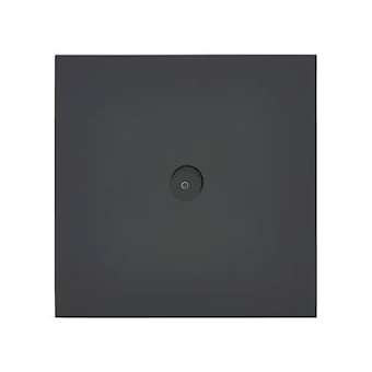 Art d'Arnould univers Epure poussoir lumineux à bouton rond 2A - noir mat|Arnould-ARD67811