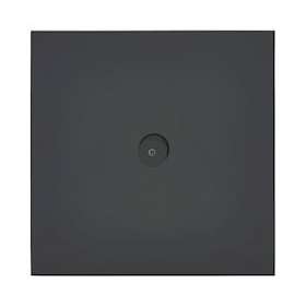 Art d'Arnould univers Epure poussoir lumineux à bouton rond 2A - noir mat|Arnould-ARD67811