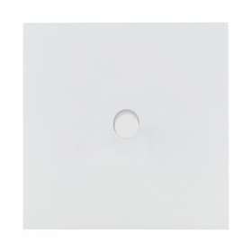 Art d'Arnould univers Epure poussoir à bouton rond 2A - blanc satin|Arnould-ARD67910