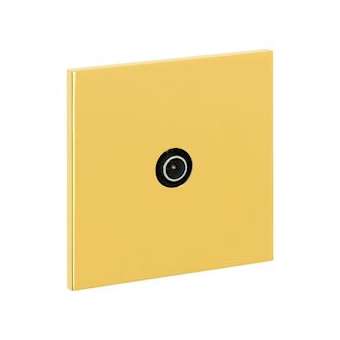 Art d'Arnould univers Epure prise télévision simple - or miroir|Arnould-ARD67729