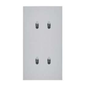 Art d'Arnould univers Epure quatre va-et-vient ou interrupteur - acier satin|Arnould-ARD67508