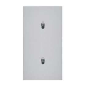 Art d'Arnould univers Epure deux va-et-vient ou interrupteur - acier satin|Arnould-ARD67504