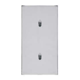 Art d'Arnould univers Epure deux va-et-vient ou interrupteur - acier miroir|Arnould-ARD67604