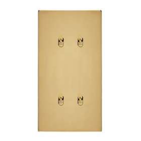 Art d'Arnould univers Epure quatre va-et-vient ou interrupteur - or miroir|Arnould-ARD67708