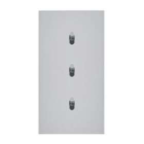 Art d'Arnould univers Epure trois va-et-vient ou interrupteur - acier satin|Arnould-ARD67506