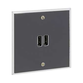 Art d'Arnould univers Mémoire chargeur double USB 2,4A - cristal|Arnould-ARD67022