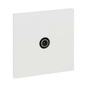 Art d'Arnould univers Epure prise télévision simple - blanc satin|Arnould-ARD67929