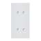 Art d'Arnould univers Epure quatre va-et-vient ou interrupteur - blanc satin