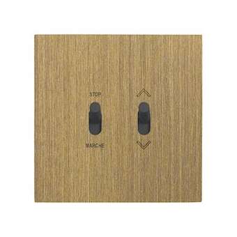 Art d'Arnould univers Epure commande de volets roulants à position fixe - bronze|Arnould-ARD67320