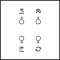 Commande BUS pour diffusion sonore Art d'Arnould Epure - bronze