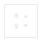 Commande pour volets Art d'Arnould Epure MyHOME_Up - acier brossé